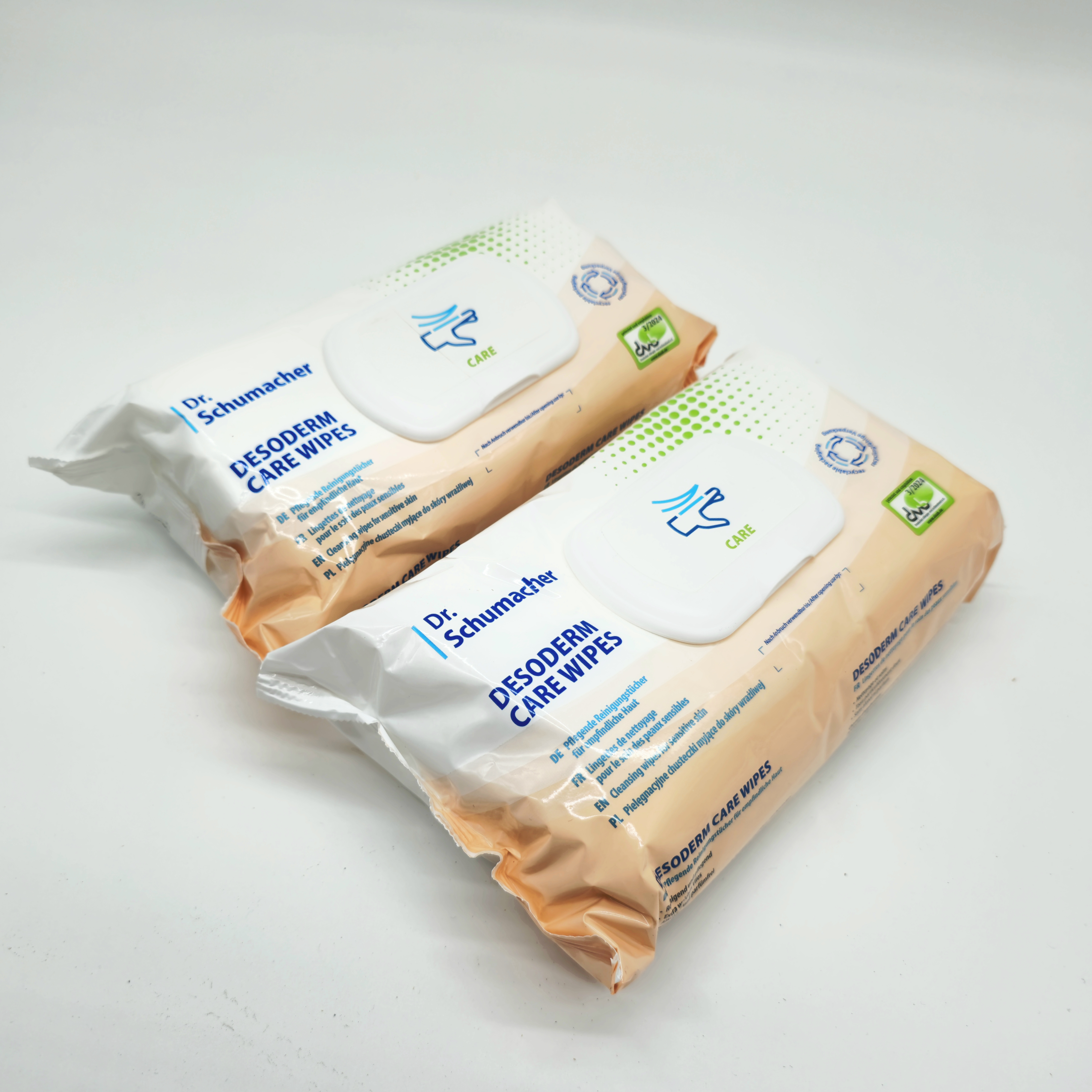 Desoderm Feuchttücher Care Wipes – 80 Stück | Desinfektionstücher für Hände & Flächen