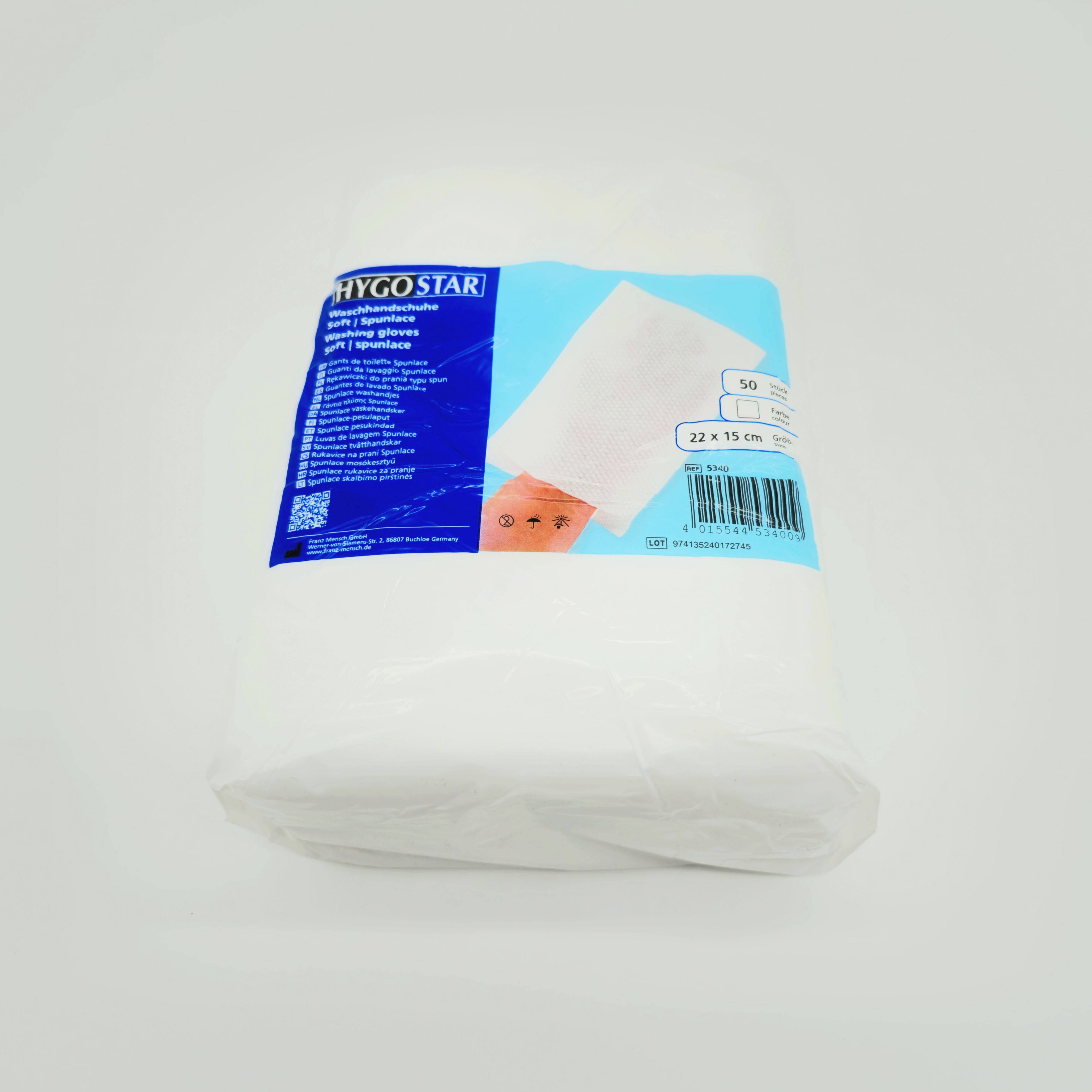 Waschhandschuhe Soft – 200 Stück | Weiche Einweg-Waschhandschuhe für Pflege & Hygiene