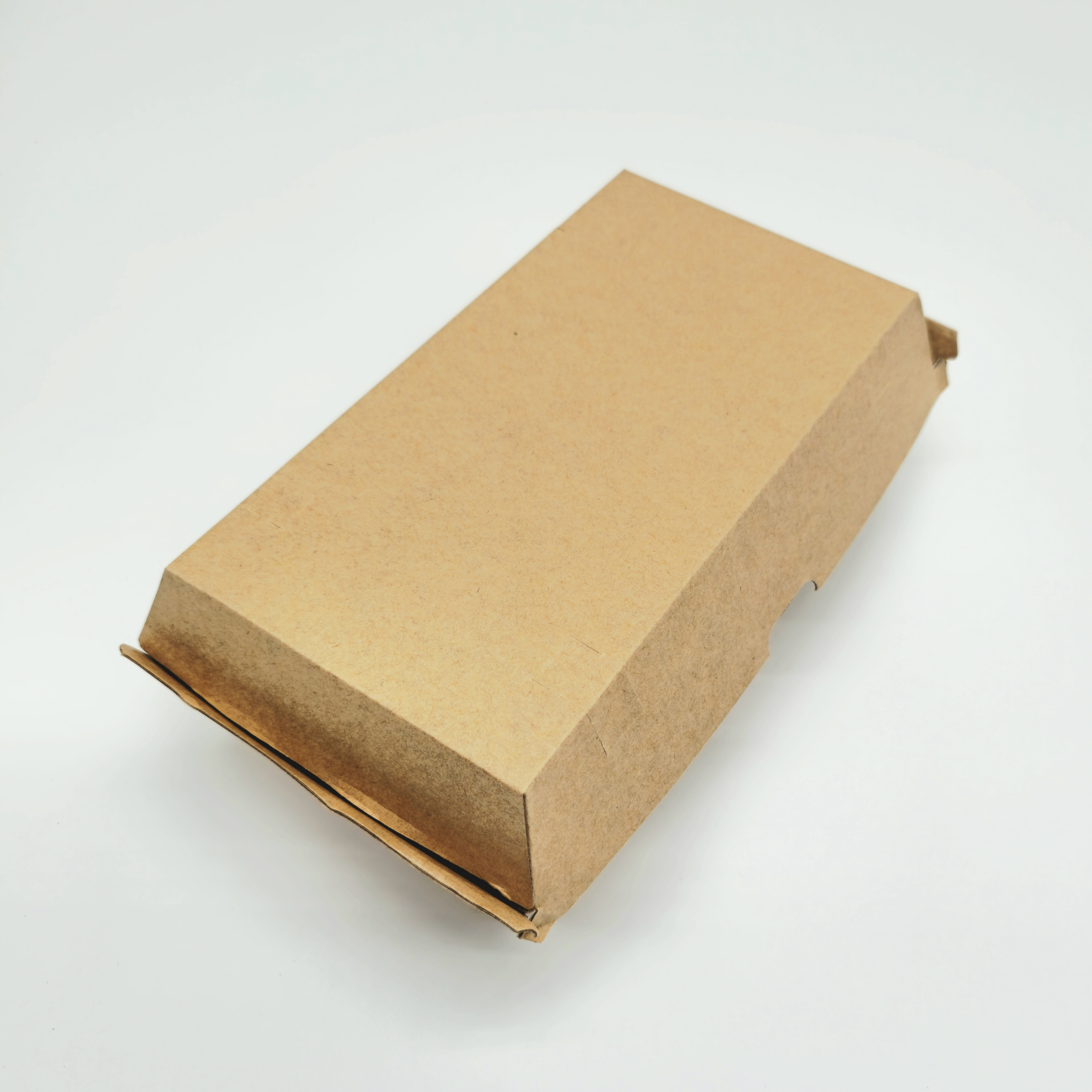 Take-Away Box mit Klappdeckel – Kraftkarton, 50 Stück | Menüboxen für To-Go & Lieferdienst