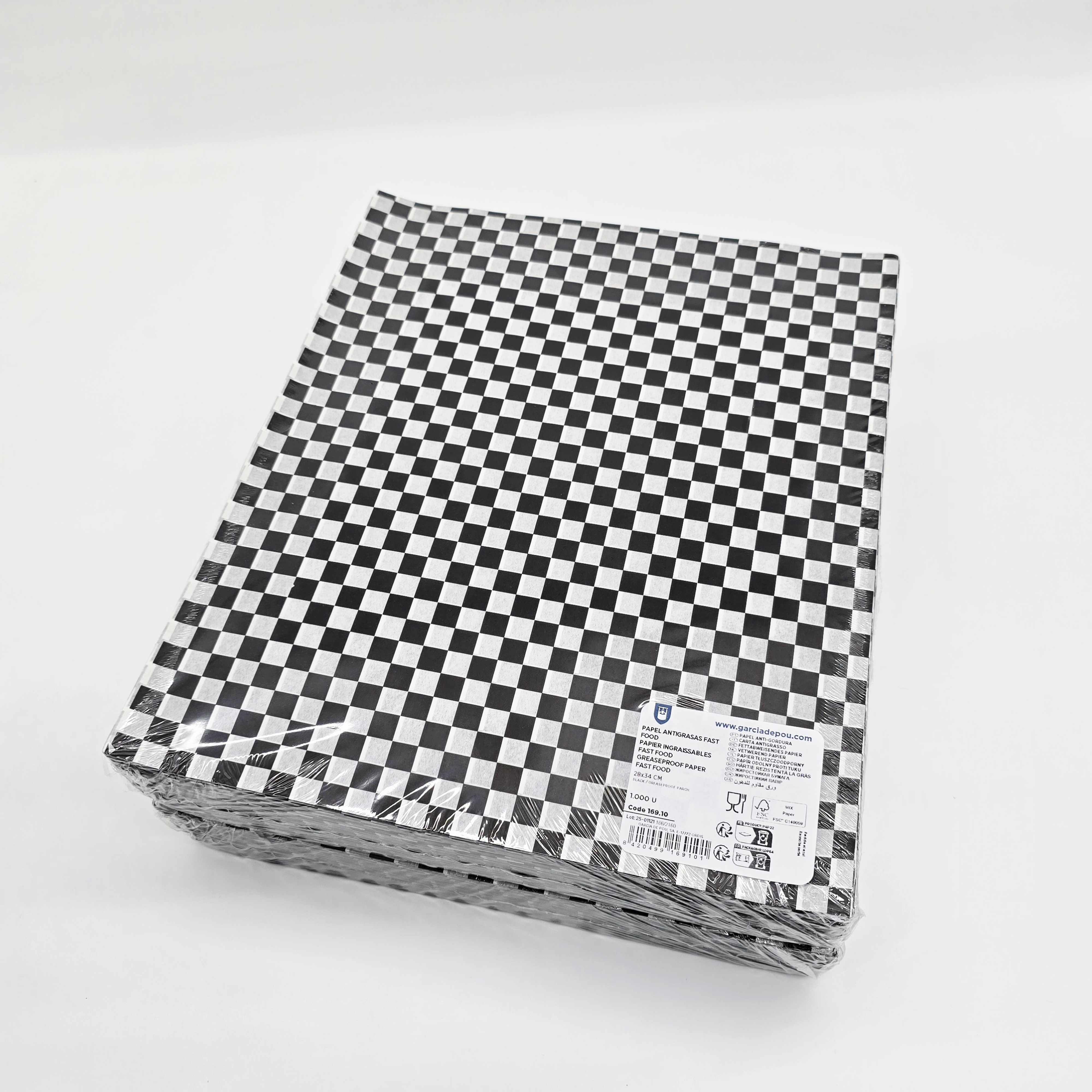 Fettabweisendes Papier für Teller – 1000 Stück | Einlegepapier für Gastronomie & Catering