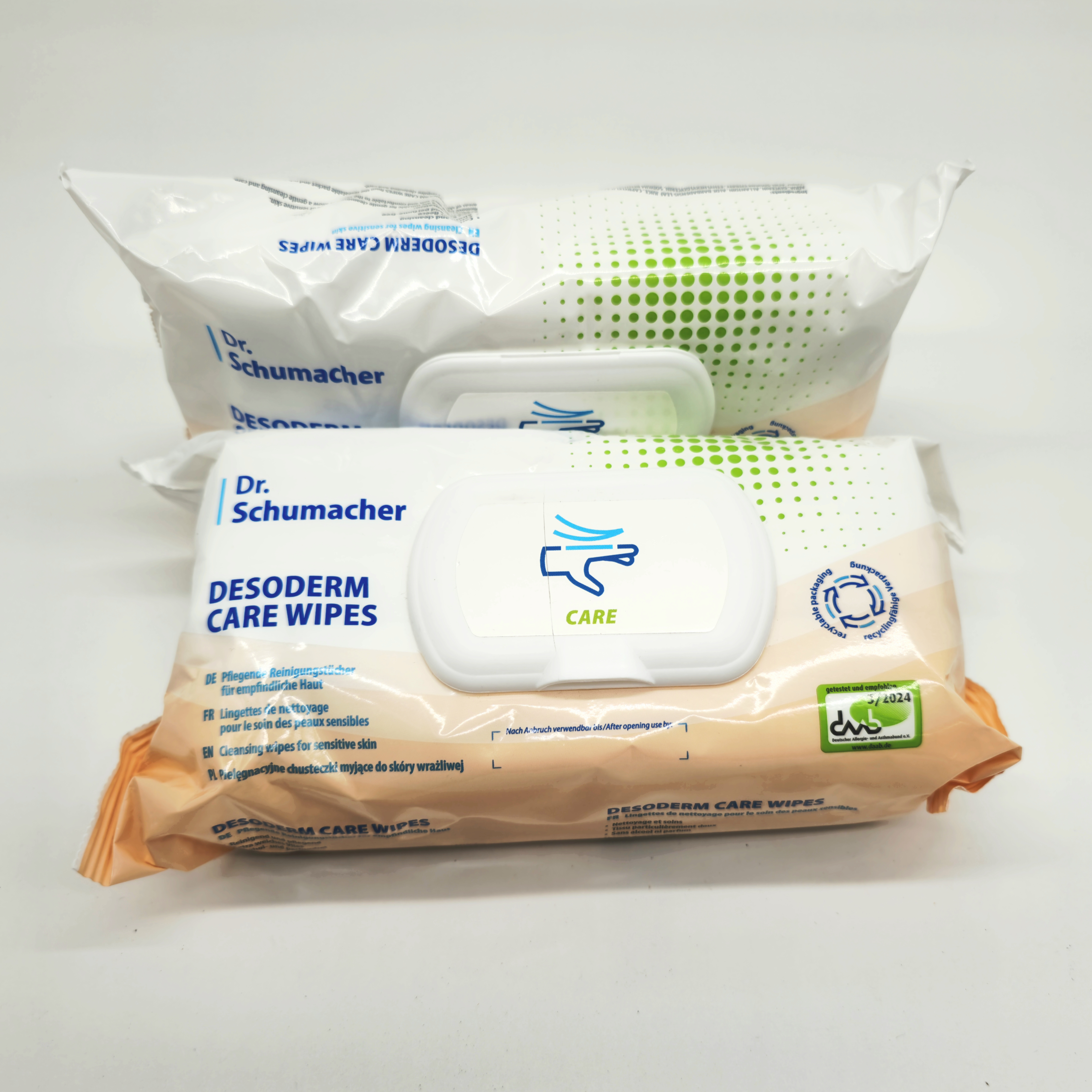 Desoderm Feuchttücher Care Wipes – 80 Stück | Desinfektionstücher für Hände & Flächen