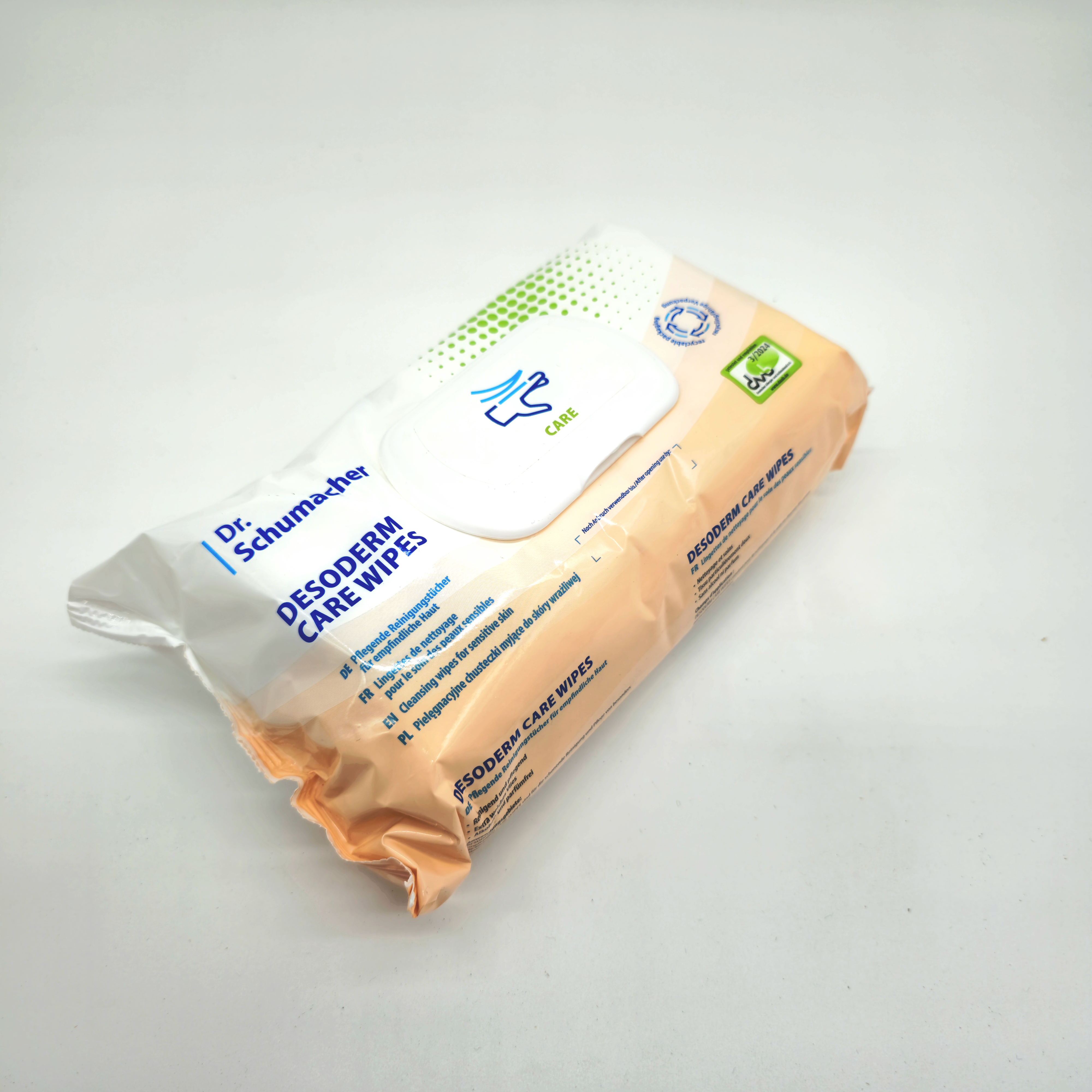 Desoderm Feuchttücher Care Wipes – 80 Stück | Desinfektionstücher für Hände & Flächen